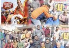 शंकराचार्य से अभद्रता के विरोध में कांग्रेस कार्यकर्ताओं का अनोखा प्रदर्शन, चंद्राचार्य चौक पर मुंडन कराकर जताया विरोध..