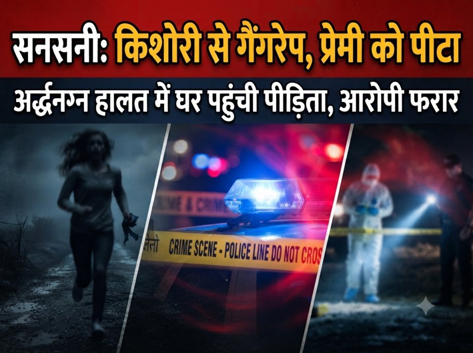 सनसनी: प्रेमी संग निकली किशोरी को नशेड़ियों ने रास्ते में रोका, प्रेमी की पिटाई कर दौड़ाया, किशोरी के साथ गैंगरेप का आरोप..
